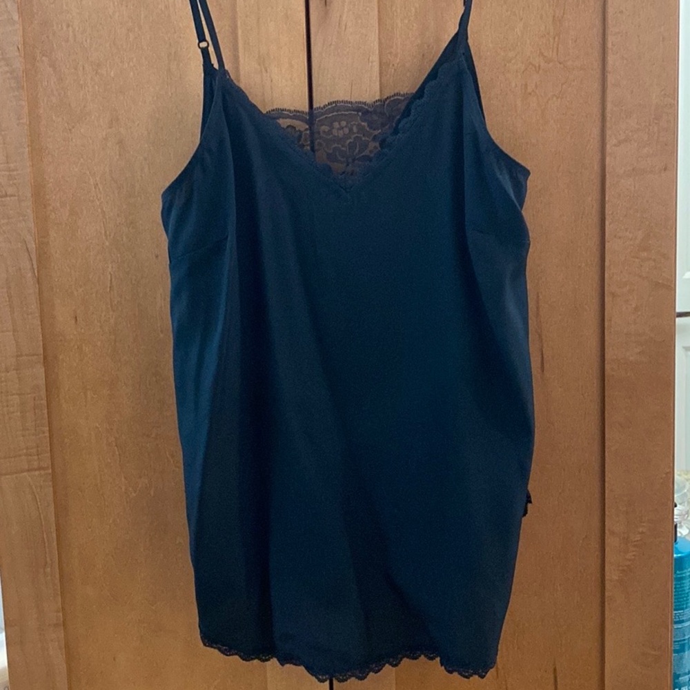 Black lacy cami